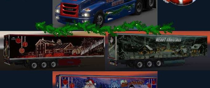 Standalone-Trailer JBK-Pack Christmas  Eurotruck Simulator mod