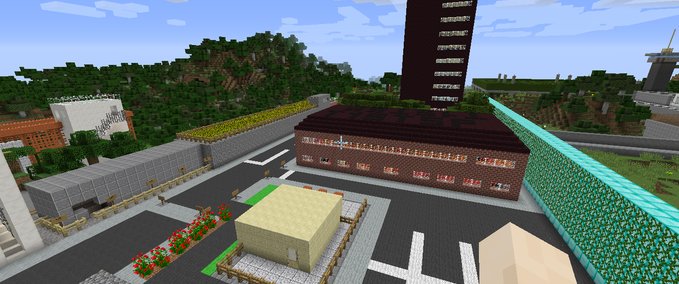 Maps Mega Stadt Map Minecraft mod