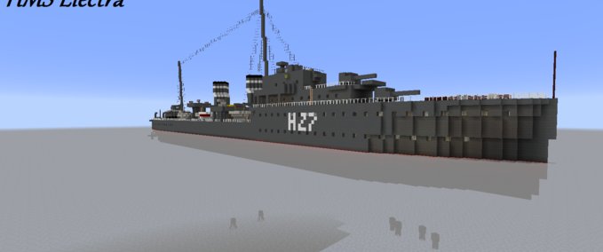 Maps HMS Electra  Minecraft mod