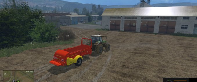 Miststreuer RUR-60 Landwirtschafts Simulator mod