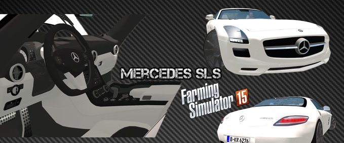 PKWs Mercedes SLS AMG Landwirtschafts Simulator mod