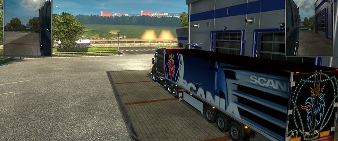 Krone Scania Trailer Eurotruck Simulator mod