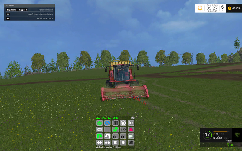 LS15: AutoTractor v 2.6 Scripte Mod für Landwirtschafts Simulator 15