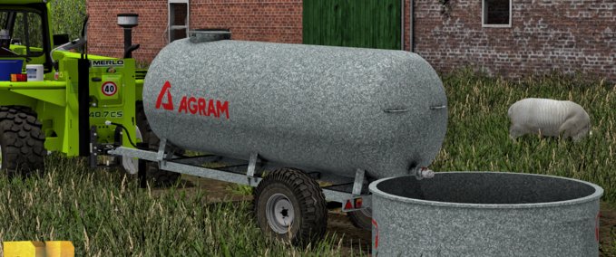 Auflieger Agram water trailer Landwirtschafts Simulator mod