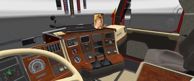 Scania Scania 143M Interior Eurotruck Simulator mod