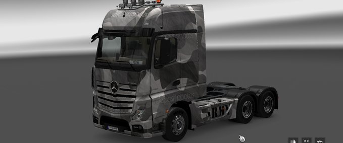 Skins Army Eurotruck Simulator mod