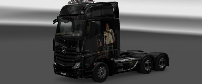 Skins GTA 5 Mercedes Actros 2014 Eurotruck Simulator mod