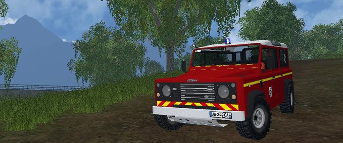 Feuerwehr land rover defender Landwirtschafts Simulator mod