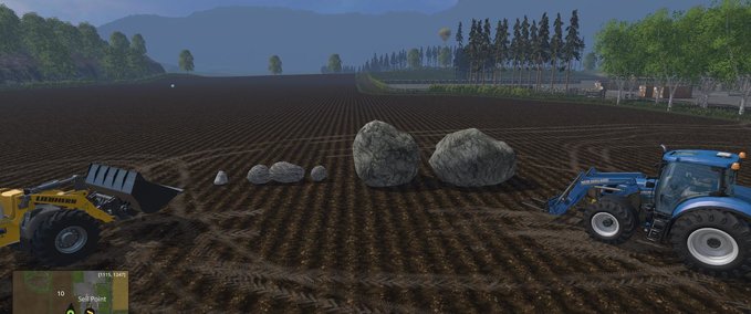 Platzierbare Objekte ROCKS Landwirtschafts Simulator mod