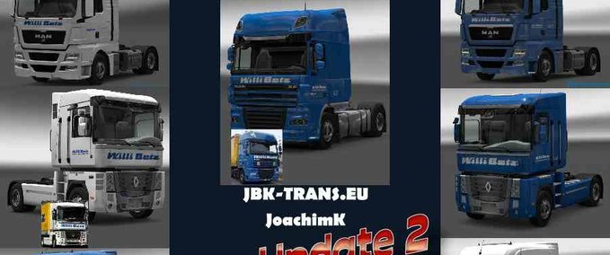 Standalone-Trailer JBK Pack Willi Betz  Eurotruck Simulator mod