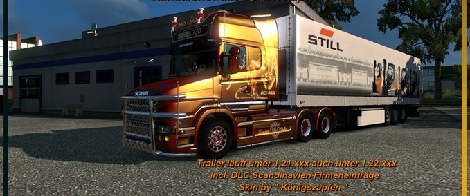 Standalone-Trailer Gabelstaplertrailer STILL  Eurotruck Simulator mod