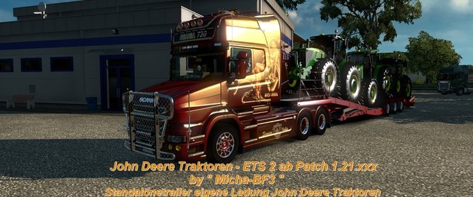 Standalone-Trailer Traktoren John Deere  Eurotruck Simulator mod