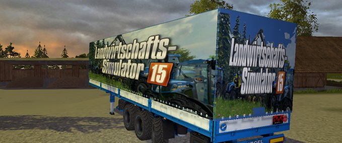 Auflieger Kögel mit Plane Landwirtschafts Simulator mod