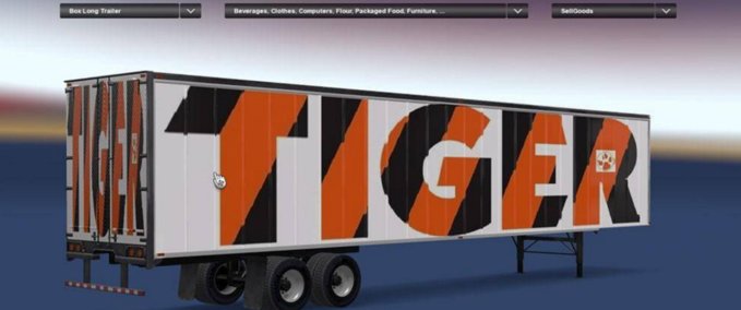 Trailer Tiger Anhänger American Truck Simulator mod