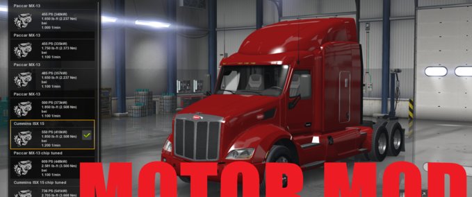 Trucks Motor Mod  American Truck Simulator mod