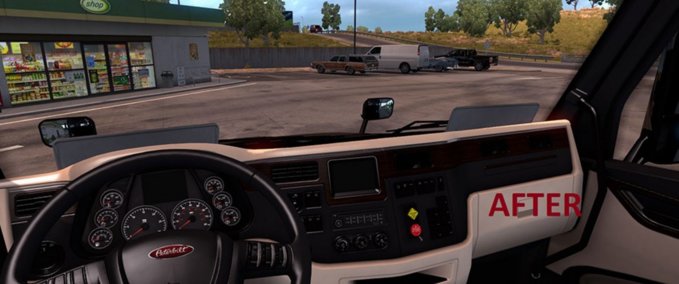Interieurs Peterbilt Truck Luxus Interior American Truck Simulator mod