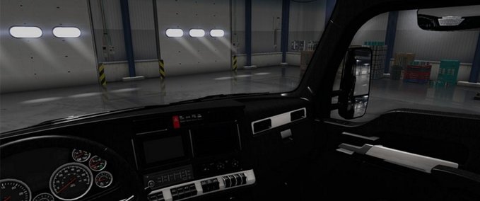 Interieurs Kenworth T680 Blackout Innen American Truck Simulator mod