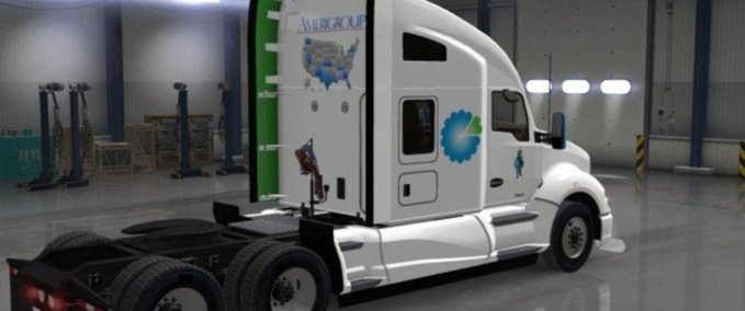 Trucks Amerigroup Kenworth T680 Skin American Truck Simulator mod