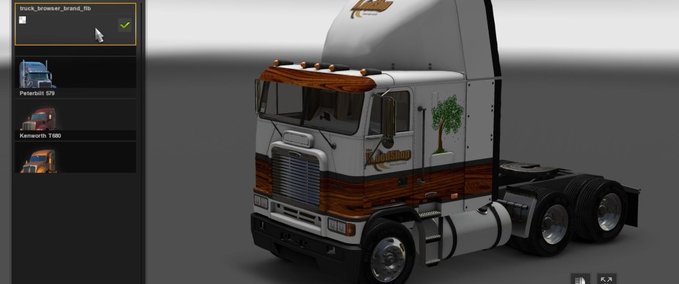Trucks THE WOOD SHOP SKIN American Truck Simulator mod