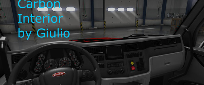Interieurs Peterbilt 579 Carbon interior American Truck Simulator mod