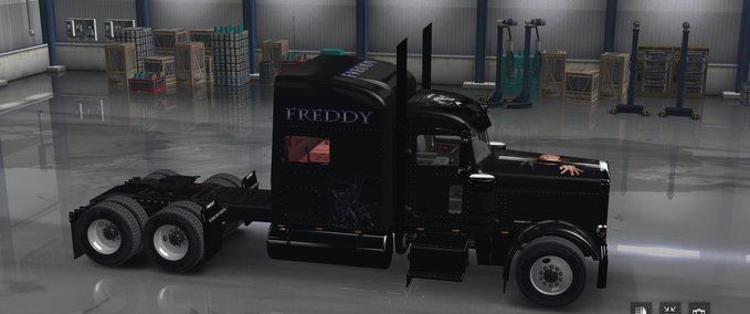 Trucks Mortal Combat Skin für Peterbilt 389 American Truck Simulator mod