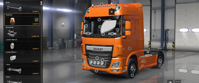 Trucks Daf xf Euro6 American Truck Simulator mod