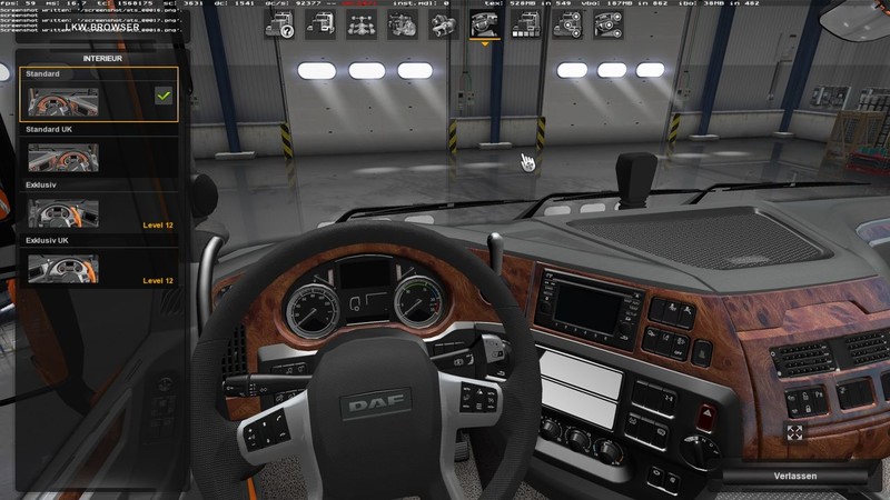 ats: Daf xf Euro6 v 1.0 Trucks Mod für American Truck Simulator