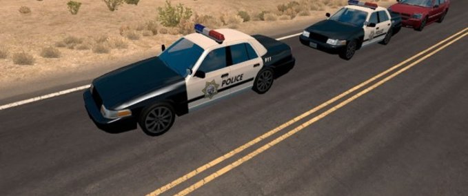 Mods Police Texture KI American Truck Simulator mod