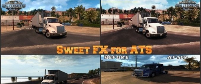 Mods Sweet FX American Truck Simulator mod