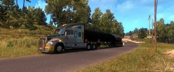 Mods 125 Tons Trailers American Truck Simulator mod