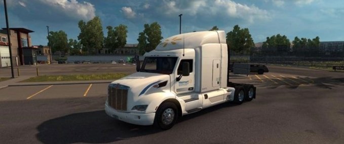 Trucks Peterbilt 579 Wallmart Skin American Truck Simulator mod