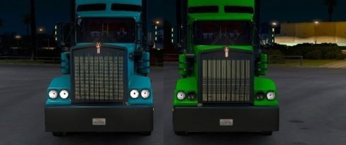 Mods 28 Trucks Xenon Light Turquoise & Light Green Pack American Truck Simulator mod