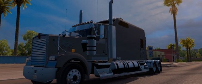 Trucks Kenworth W900B Long Fixed American Truck Simulator mod