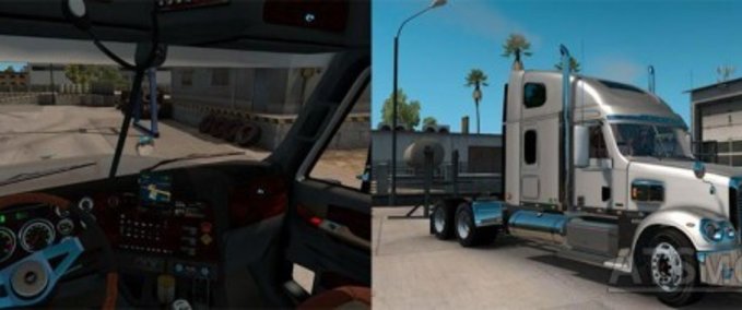 Trucks Coronado Freightliner American Truck Simulator mod