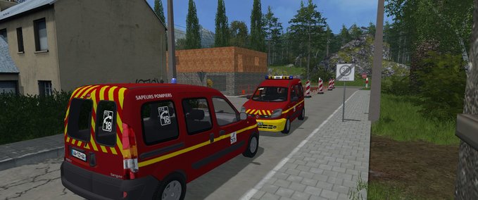 Feuerwehr renault kangoo Landwirtschafts Simulator mod