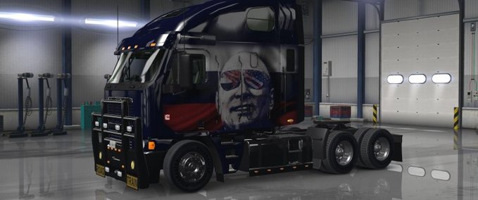 Trucks Freightliner Agrossy Putin Skin American Truck Simulator mod
