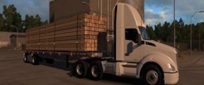 Trailer FONTAINE PHANTOM FLATBED TRAILER American Truck Simulator mod