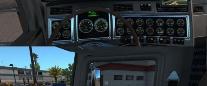 Interieurs Kenworth T800 Interior American Truck Simulator mod