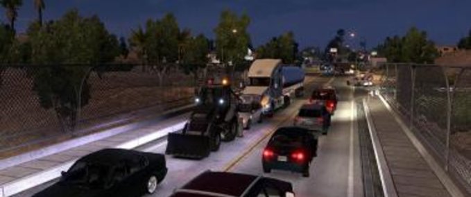 Mods AI EXCAVATOR TRAFFIC  American Truck Simulator mod
