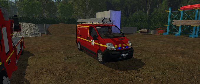 Feuerwehr Renault Trafic VTU Landwirtschafts Simulator mod