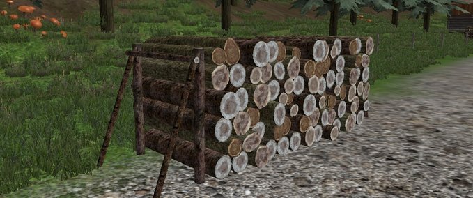 Objekte Holzstapel Landwirtschafts Simulator mod