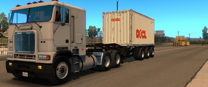 Trailer Container 20ft 3 Axles American Truck Simulator mod