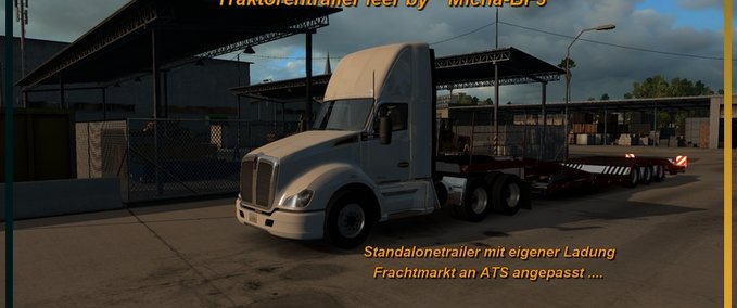 Trailer Traktorentrailer leer American Truck Simulator mod