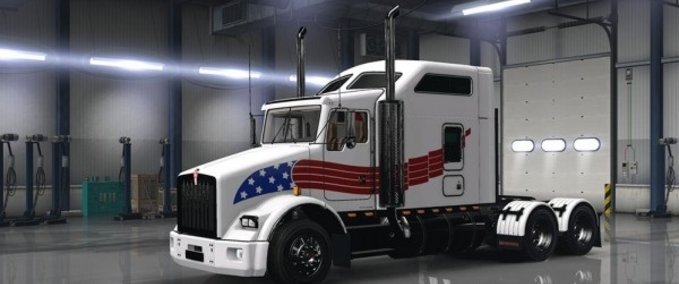 Trucks Kenworth T800 USA Trucking American Truck Simulator mod