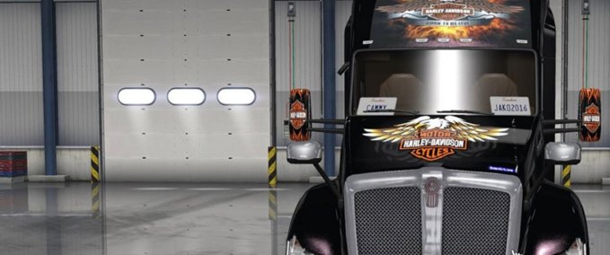 Trucks T680 Harley Davidson American Truck Simulator mod