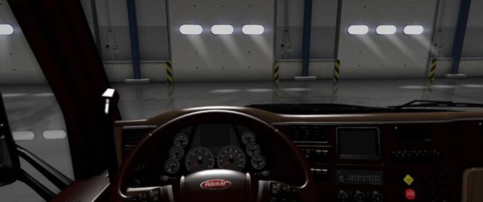 Interieurs Peterbilt 579 Lux Brown American Truck Simulator mod
