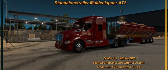 Trailer Muldenkipper  American Truck Simulator mod