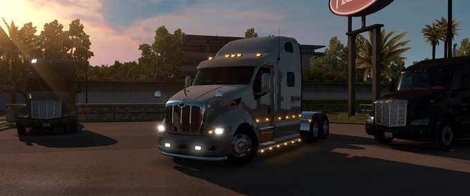 Trucks Peterbilt 387 for low-end PC American Truck Simulator mod