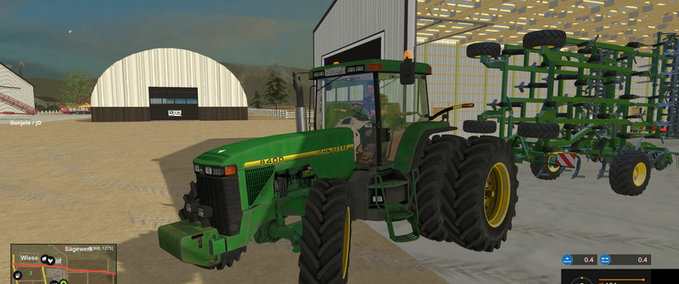 8000er John Deere 8400 American Landwirtschafts Simulator mod
