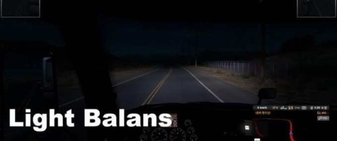 Mods Headlights Balance American Truck Simulator mod